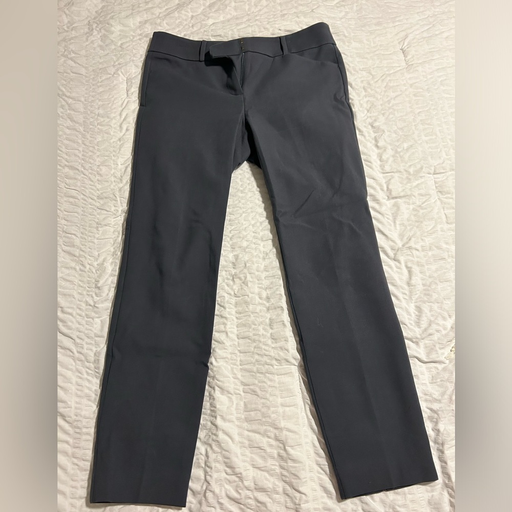 Loft Marissa Ankle Skinny Pant in Gray